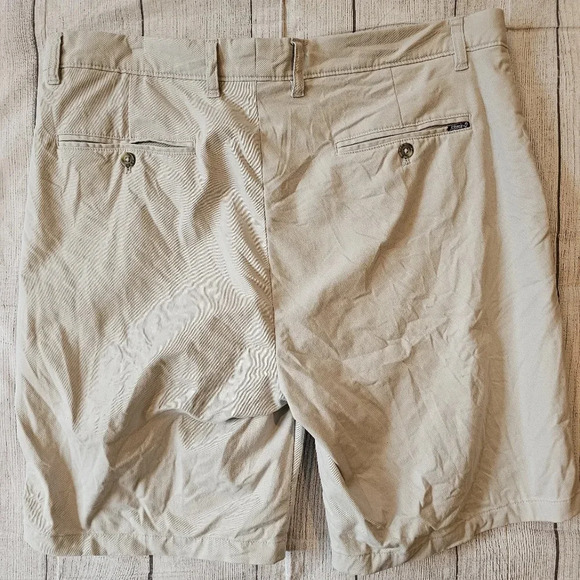 Johnnie O Men's •Size 38• Chino Shorts Nimbus Gray 9.5 Inch Preppy Pockets - Picture 2 of 9
